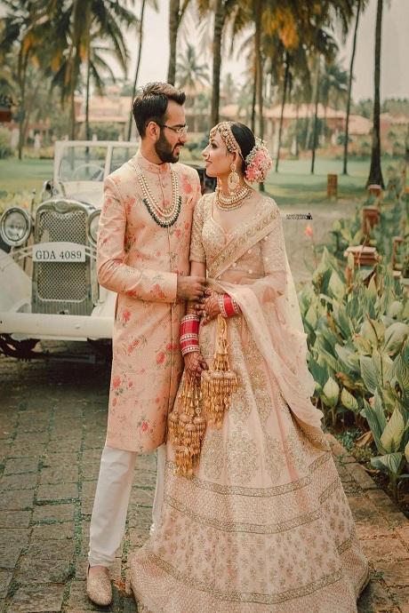 Heavy Trendy Awesome light Orange Color Lehenga 2021 Design