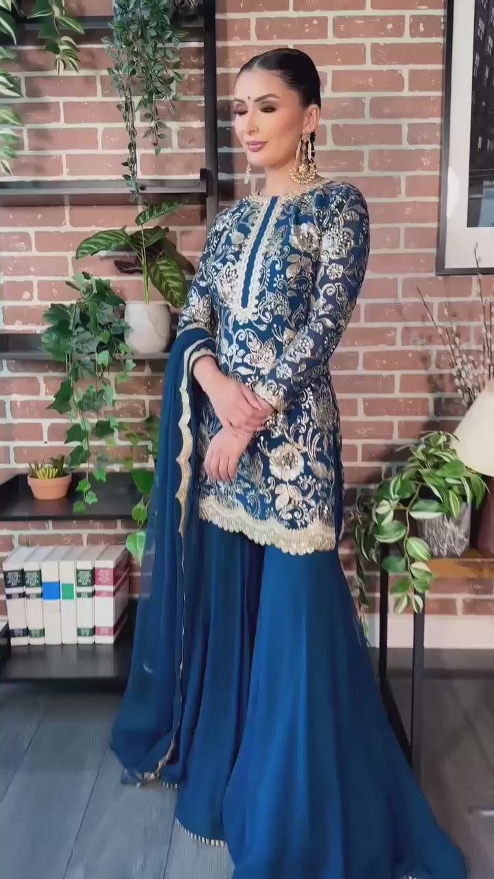 Occasional Wear Digital Printed Pure Cotton Salwar Desgins
