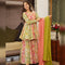 Silk Embroidery Work Gown Dress