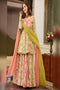 Silk Embroidery Work Gown Dress