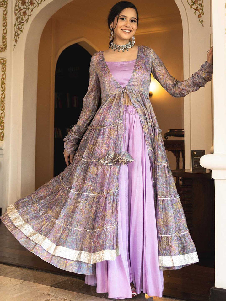 Designer Heavy pink Color Party Wear Anarkali Gown Dress