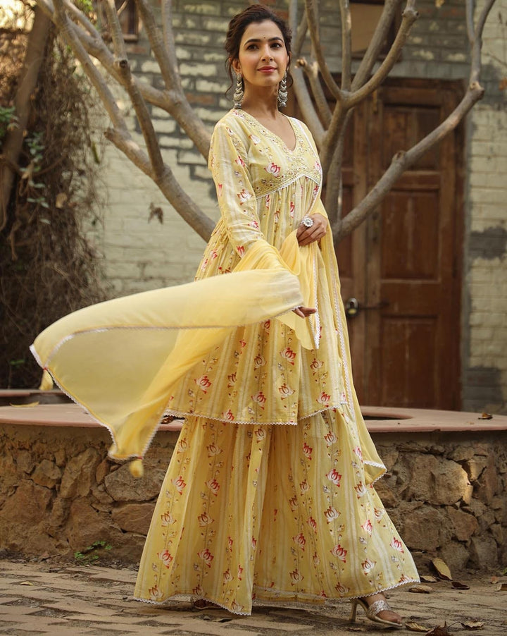 Designer Party Wear Embroidery Work Gown