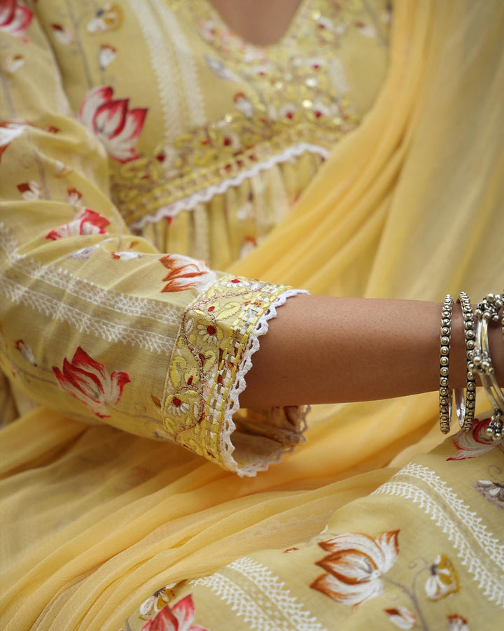 Designer Party Wear Embroidery Work Gown