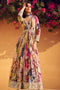 Multi Printed Online Stylish Gown Dress Designs For Girls