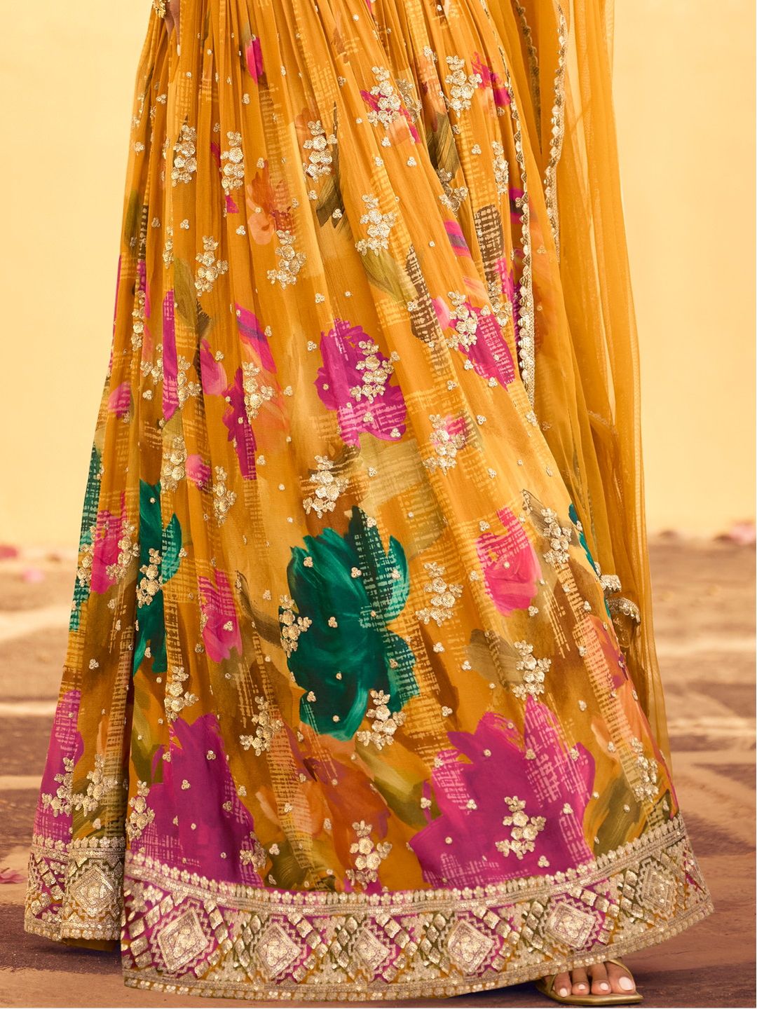 Heavy Designer Anarkali Lowest Price Silk Gown For Women