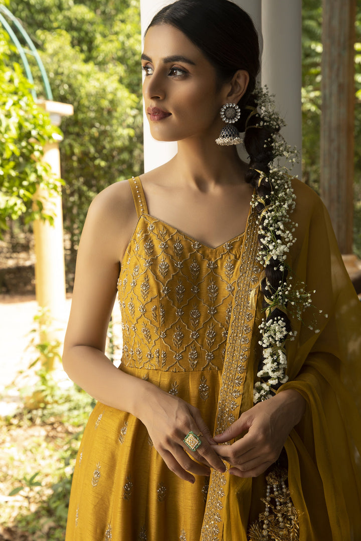 Admirable Yellow Color Designer Printed Trendy Kurti N Plazoo Set
