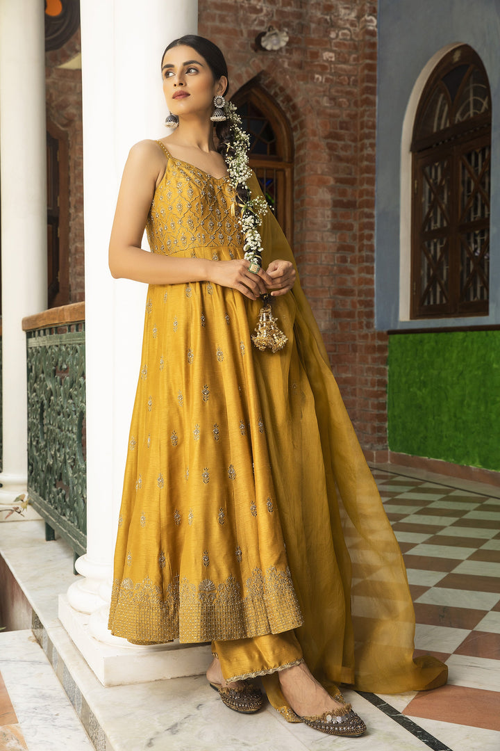 Admirable Yellow Color Designer Printed Trendy Kurti N Plazoo Set