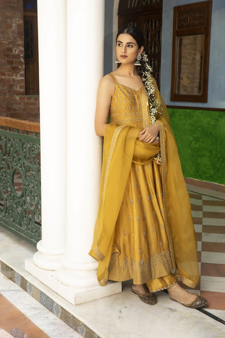 Admirable Yellow Color Designer Printed Trendy Kurti N Plazoo Set
