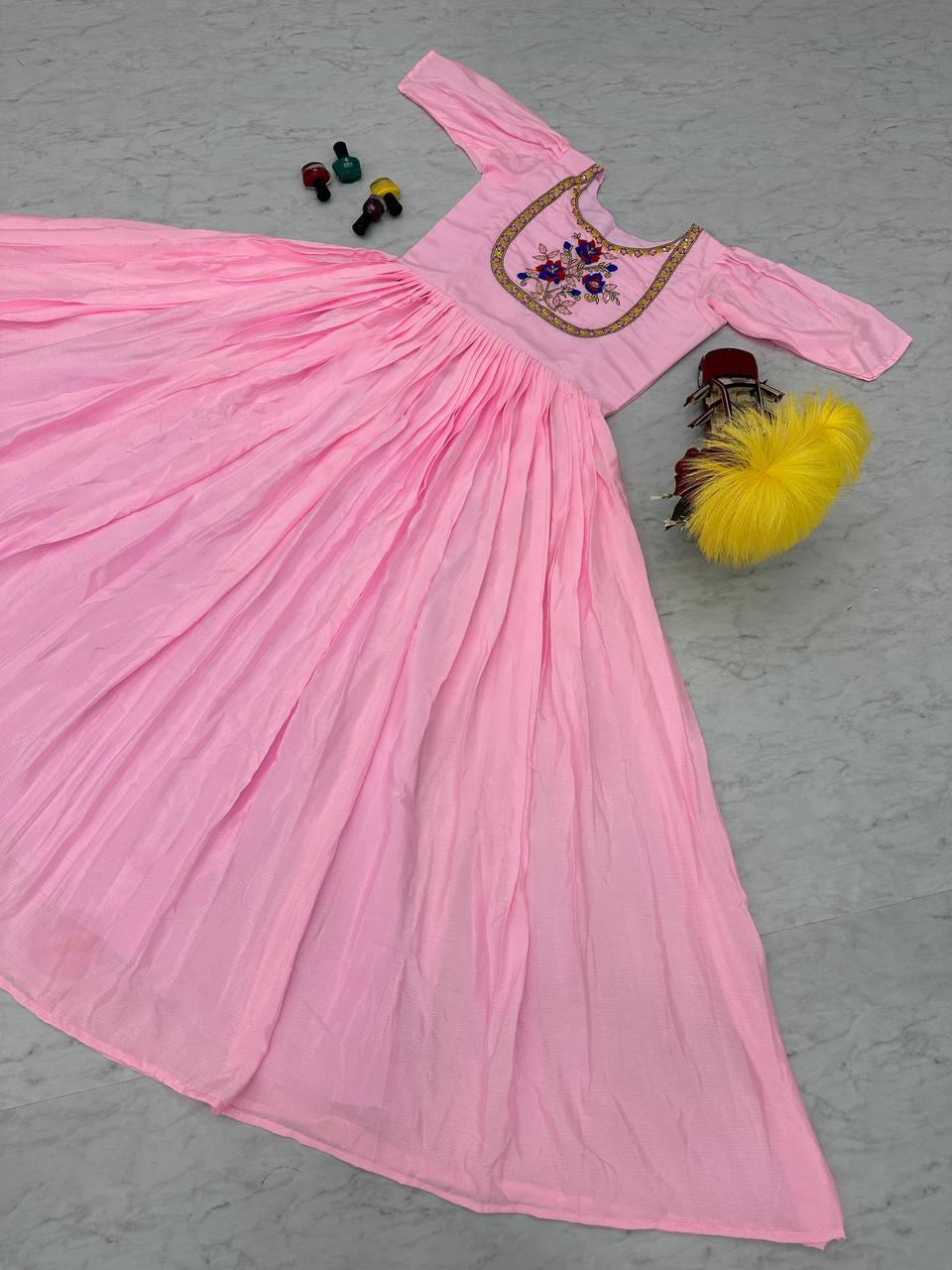 Adorning Anarkali Flair Gown for girls
