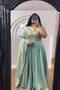 Beautiful Attractive Printed Gown for girls