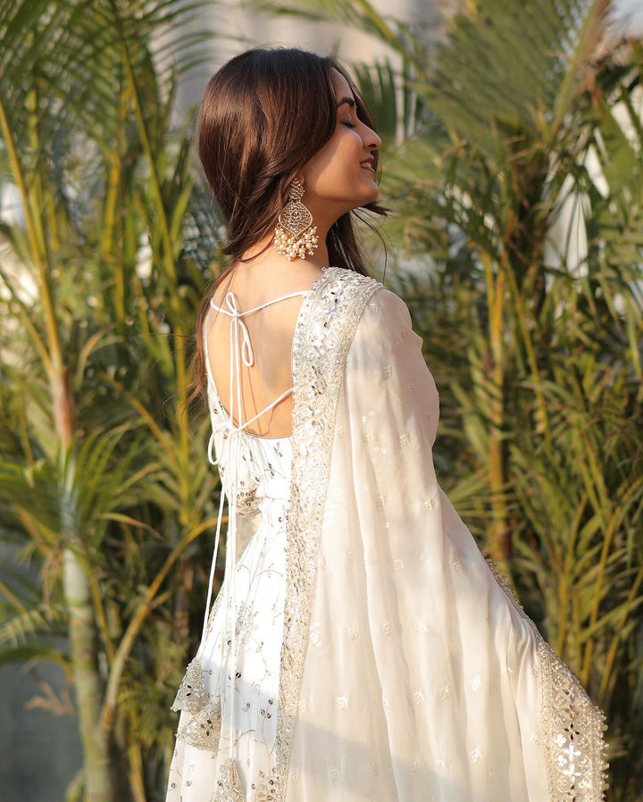 Latest Designer Gown with dupta