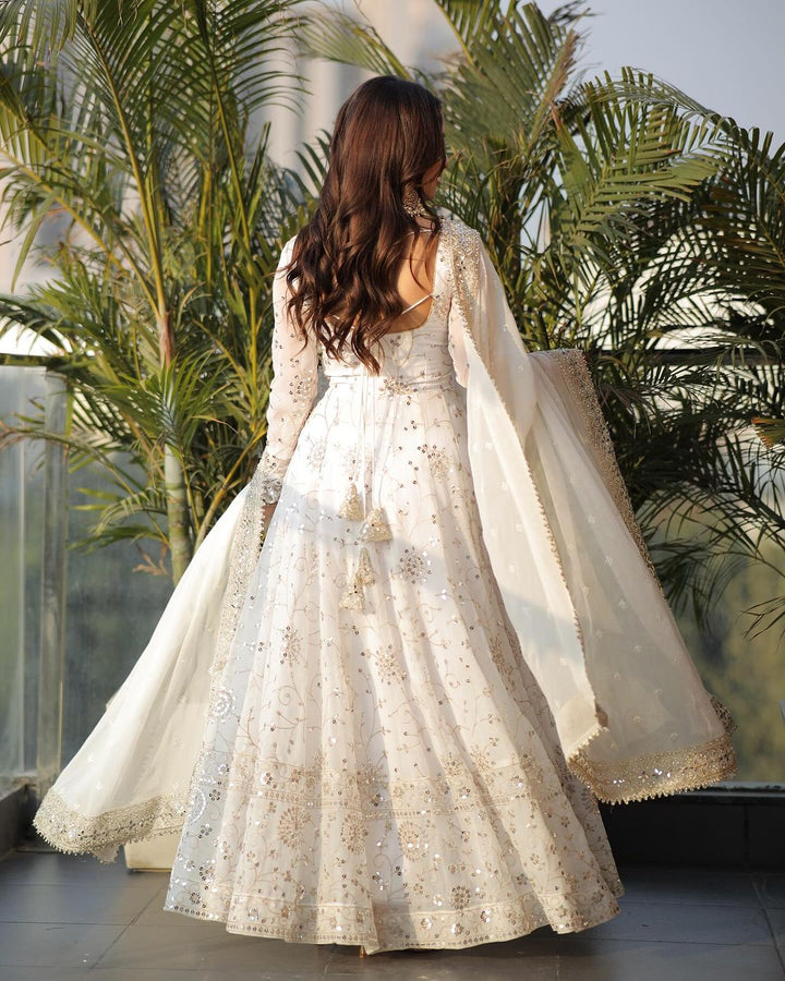 Latest Designer Gown with dupta