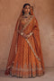 marigold yellow Designer Beautiful Jardoshi Embroidery Work Lehenga Choli Design
