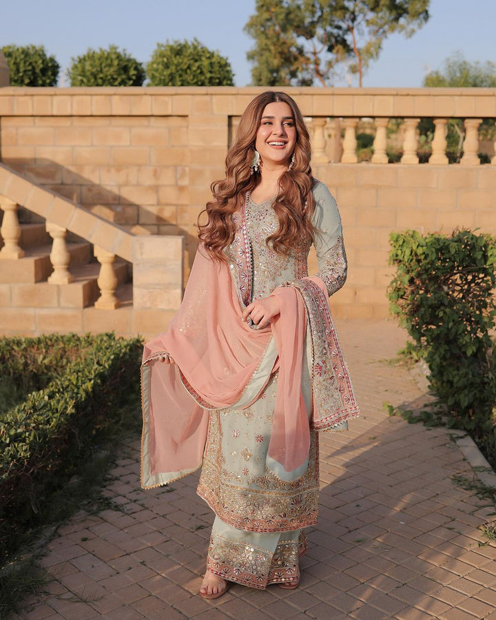 Designer Stylish Anarkali Jequard Gown Dress Designs for women
