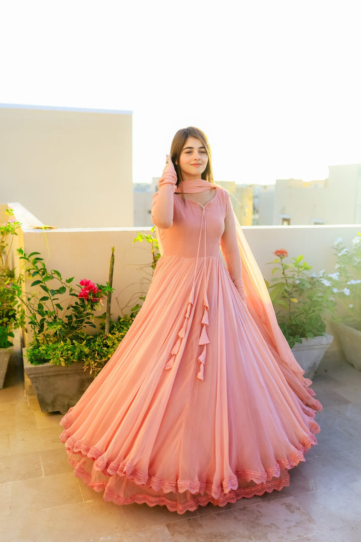 Designer Silk Online Lehenga Gown Dress Design for girls