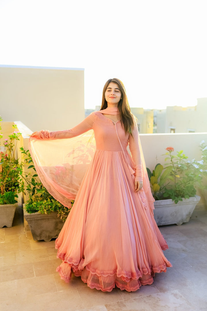 Designer Silk Online Lehenga Gown Dress Design for girls