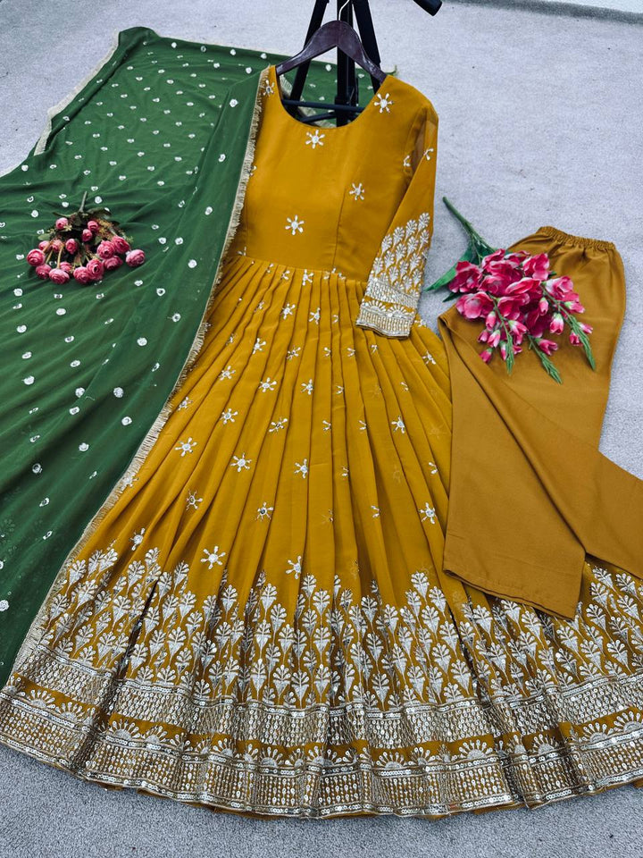 Stylish Designer Bollywood Style Gown Dress Design