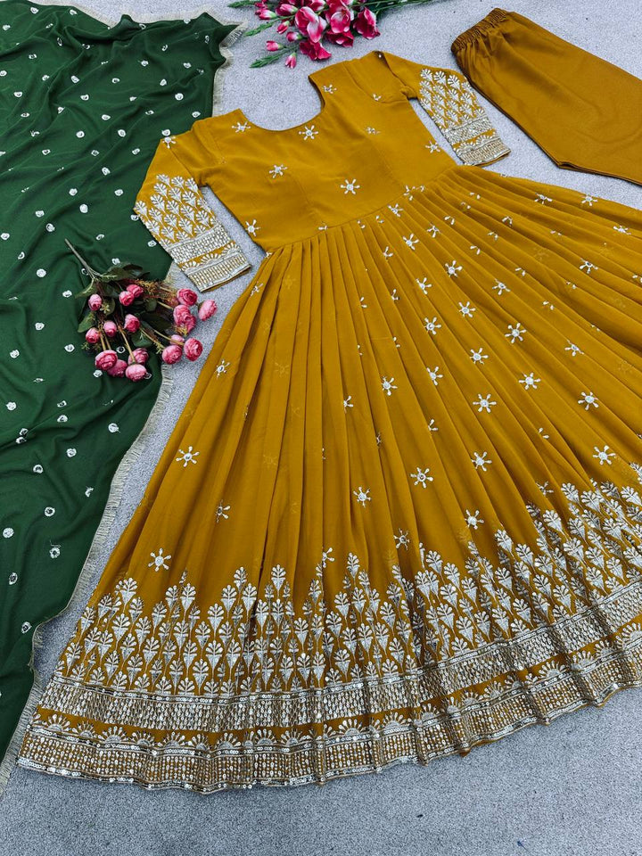 Stylish Designer Bollywood Style Gown Dress Design