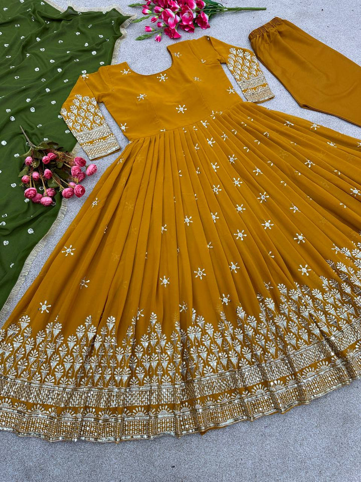Stylish Designer Bollywood Style Gown Dress Design