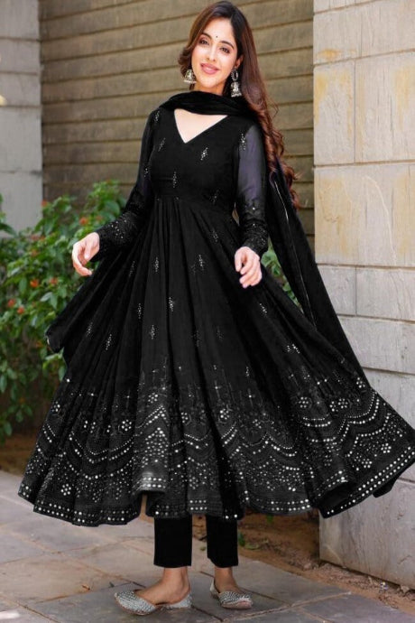 Attractive Designer Heavy Gown Dress for girls