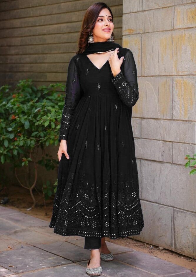 Attractive Designer Heavy Gown Dress for girls