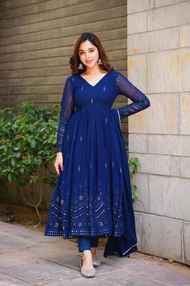 Attractive Designer Silk Lehenga Gown for girls