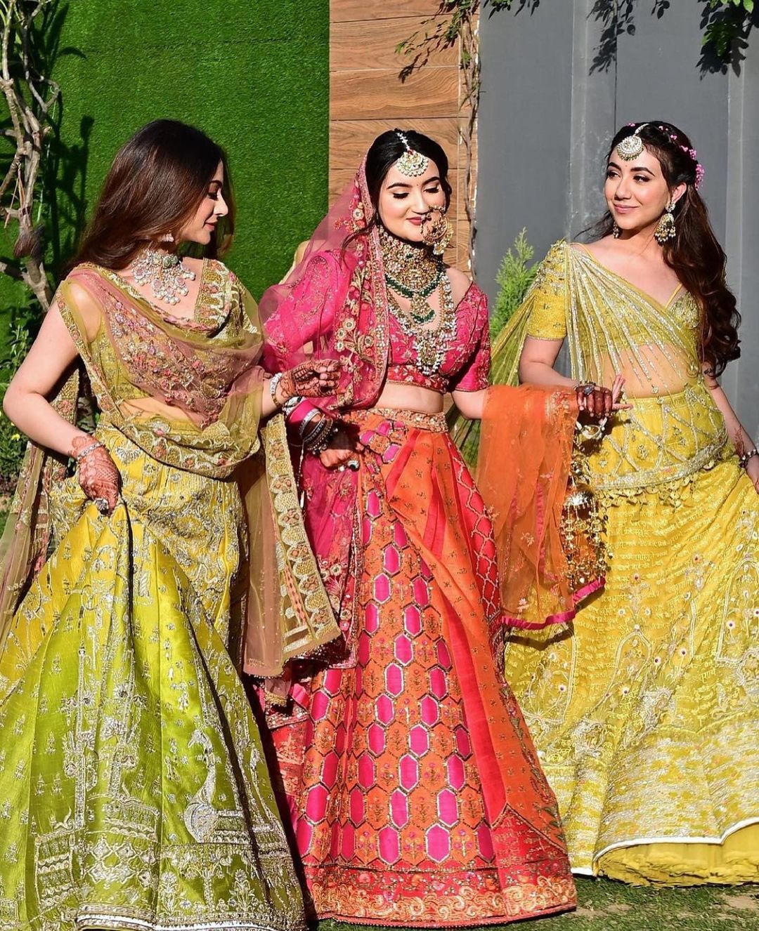 yellow color Designer Party Wear Velvet Jardoshi Embroidery Work Lehenga choli for bride