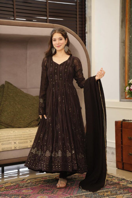 Beautiful Designer Party Wear Trendy Long Gown for girls