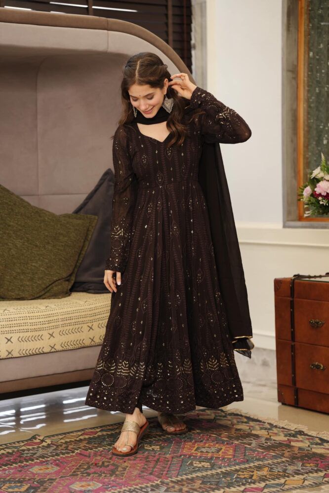 Beautiful Designer Party Wear Trendy Long Gown for girls