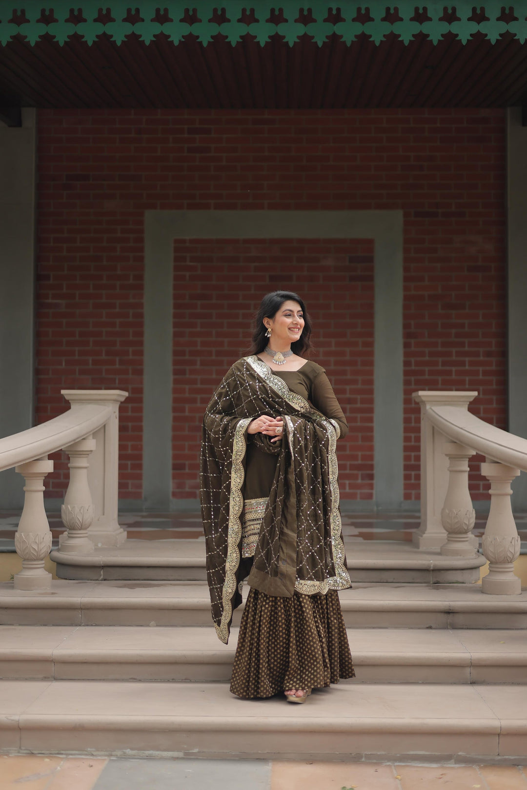 gray Color Sequence Work Designer Online Salwar Designs
