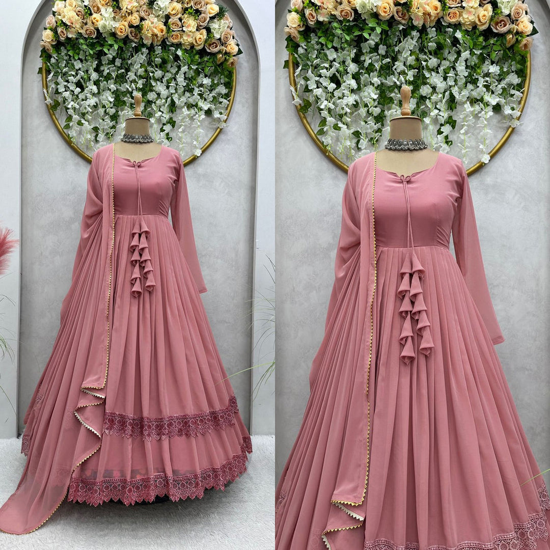 Beautiful Designer Party Wear Gown for girls
