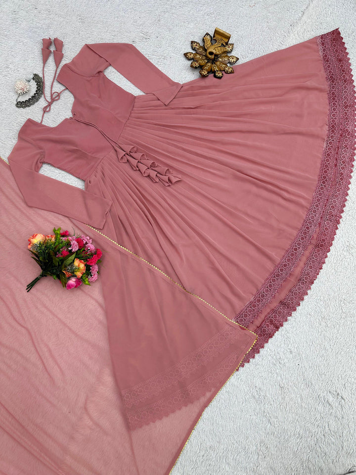 Beautiful Designer Party Wear Gown for girls