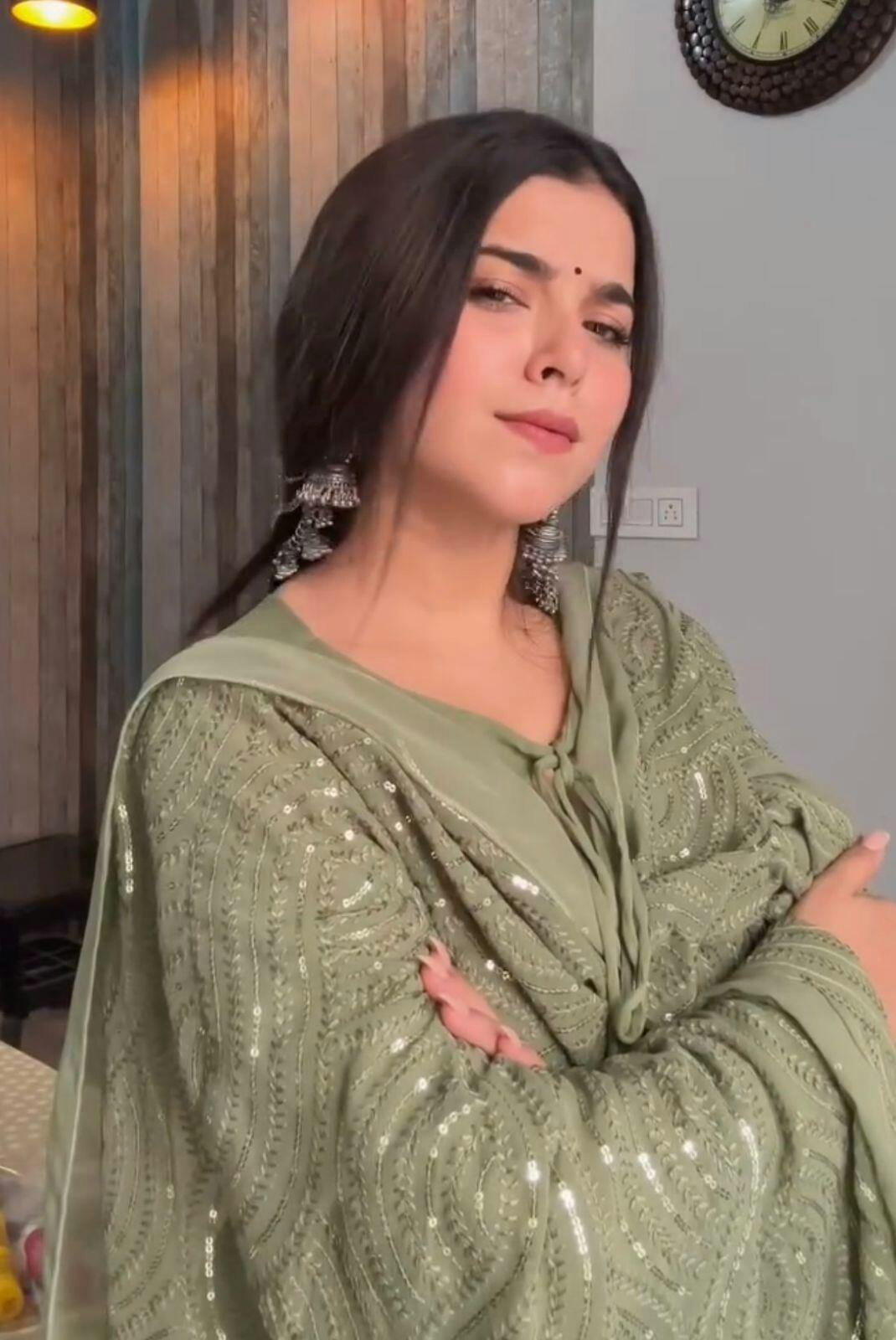 Embroidery and Hand Work Latest Designer Gown for girls