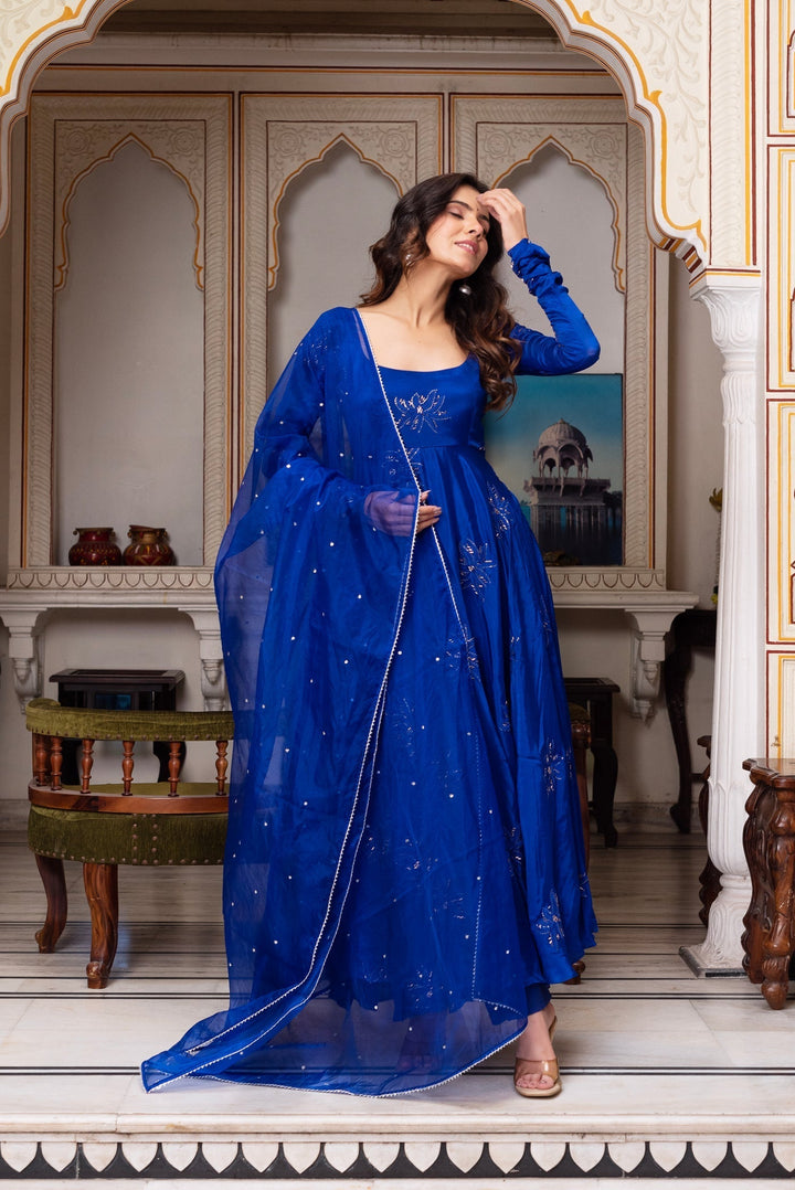 Heavy Coding Work Bollywood Style Gown for girls