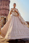 Embroidery Work Bridal Wear light Pink color Lehenga Choli Collection for bride