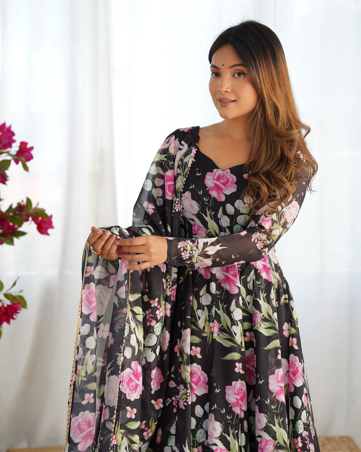 Embroidery Latest Designer Online Gown For Ladies