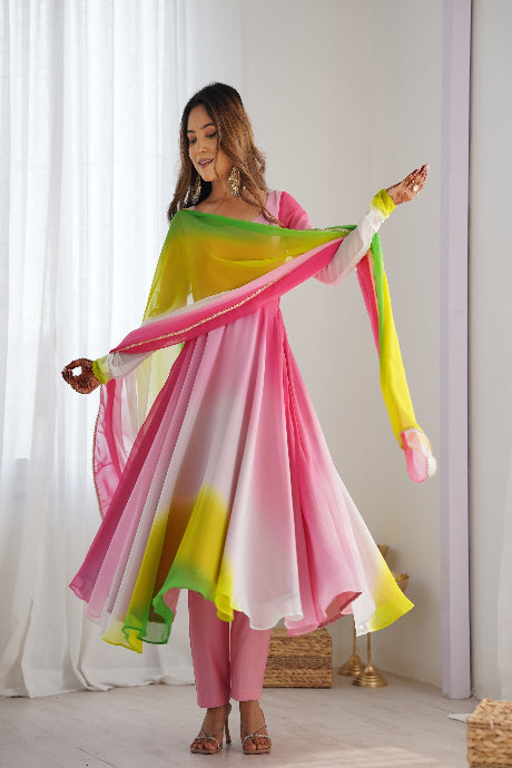 Embroidery And HandWork Online Gown Dress