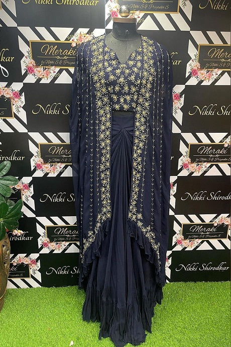 Admiring Jacquard Fancy Gown for girls