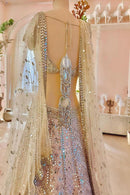cream Color Designer Lowest Price Lehenga Choli Online for bride