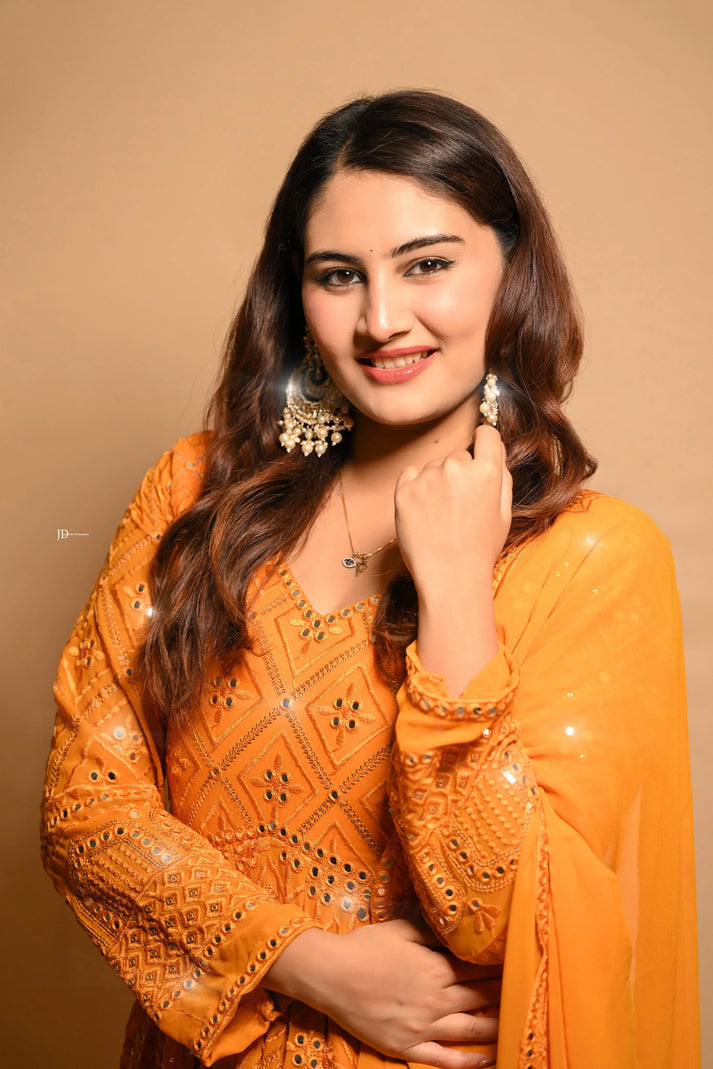 Ambrosial Royal Anarkali Designer Gown Collection for girls