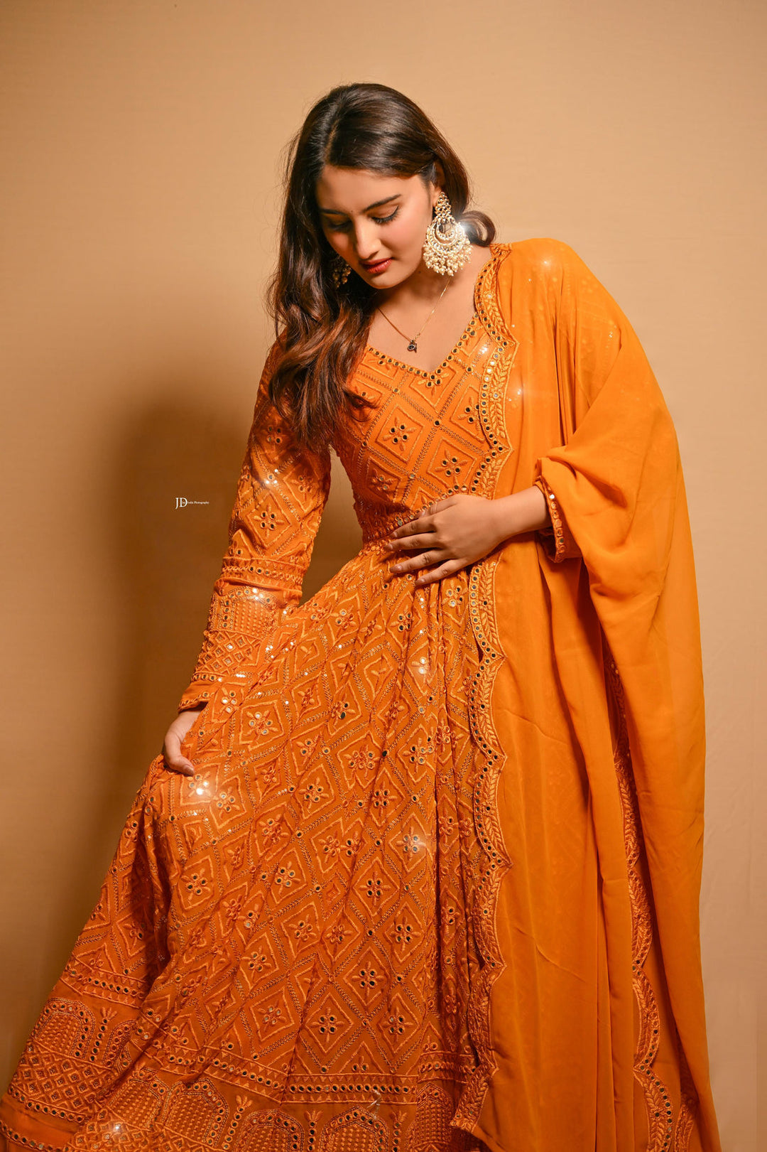 Ambrosial Royal Anarkali Designer Gown Collection for girls