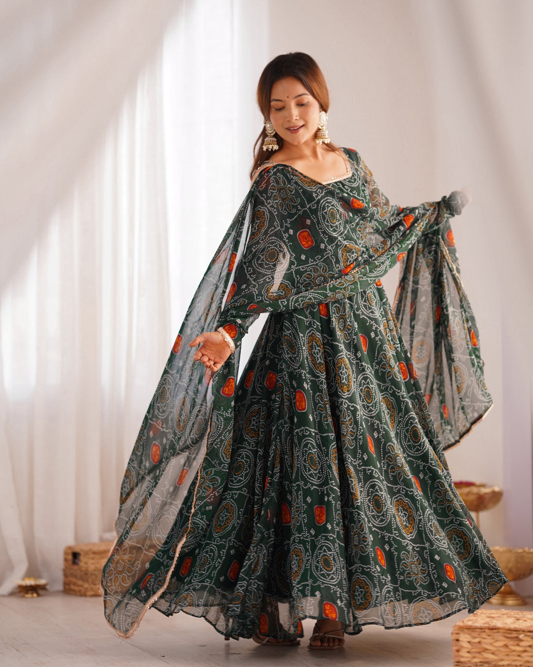 Cotton Silk Embrodiery Hand Work Designer Salwar Sarara Designs