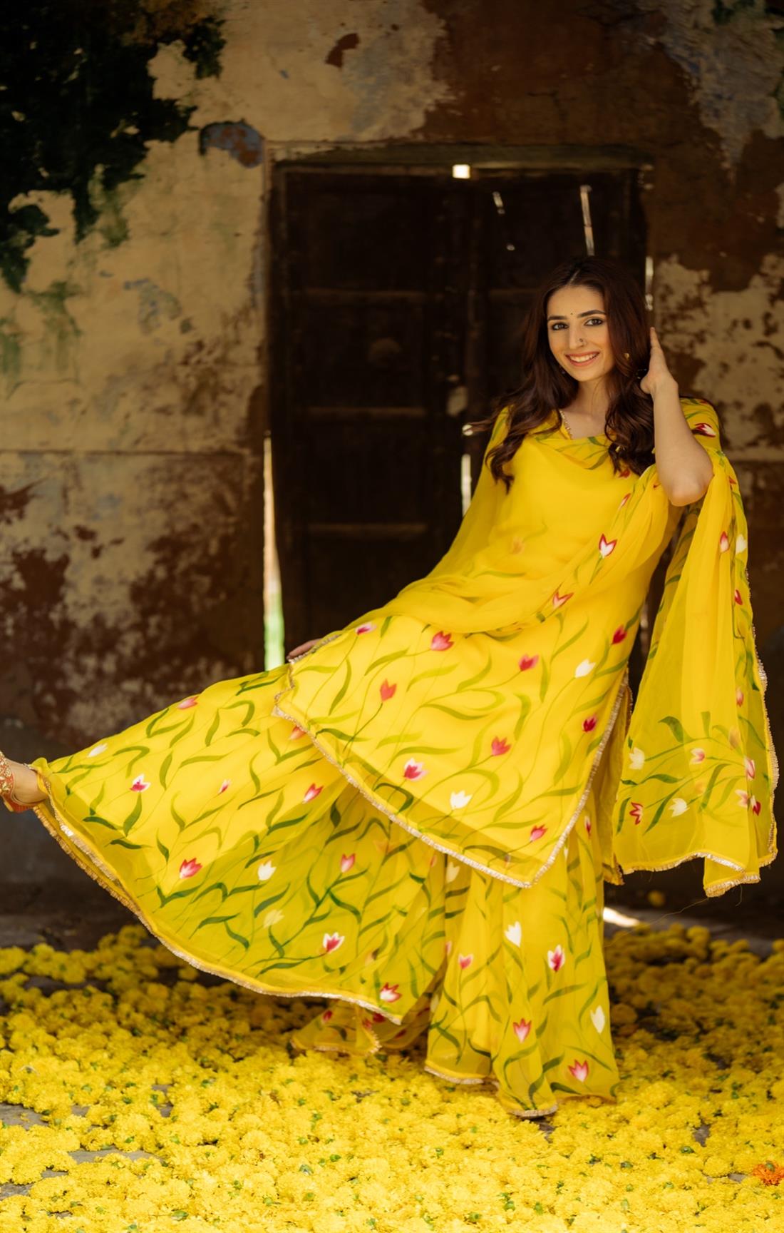 Adorning Designer Heavy Embroidery Work Gown for women