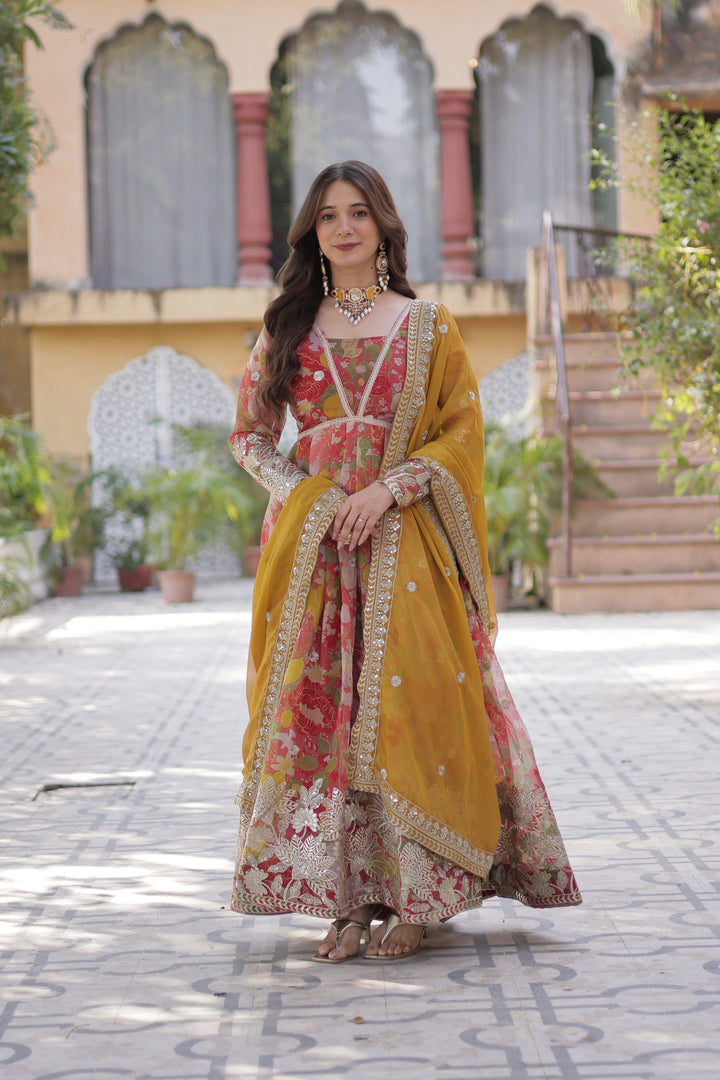 Heavy Embrodiery Work Designer Hit Lehenga Gown