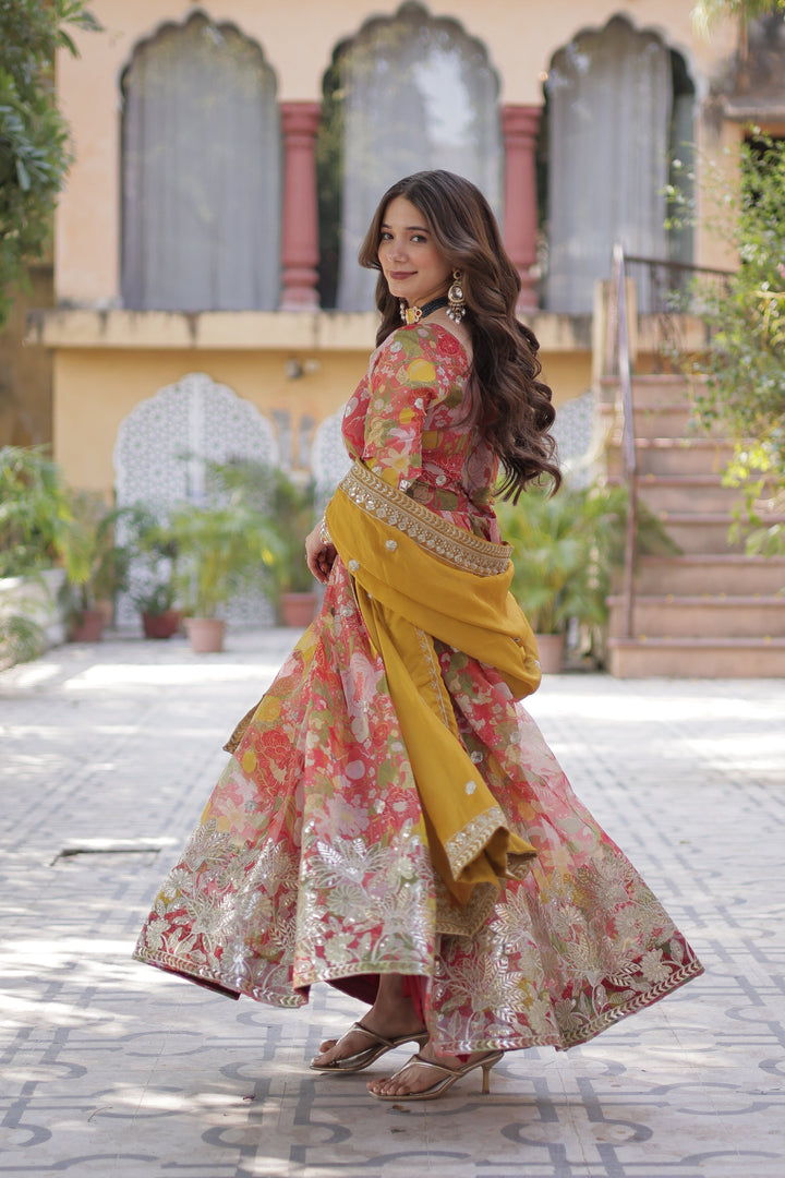 Heavy Embrodiery Work Designer Hit Lehenga Gown