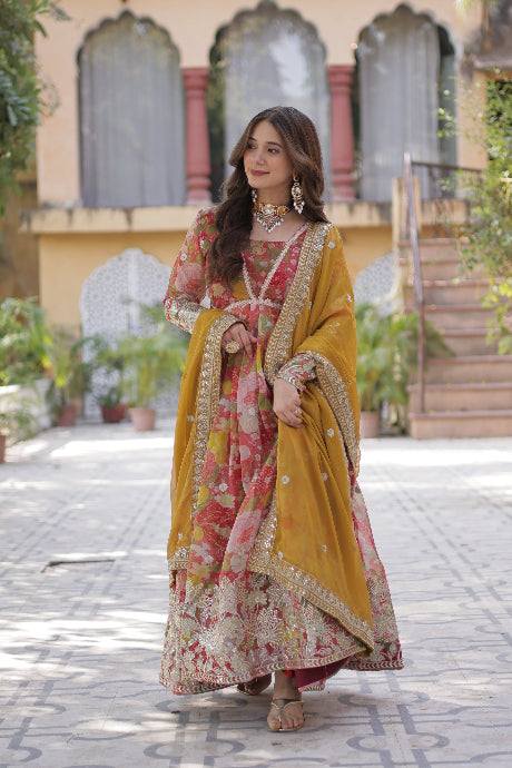 Heavy Embrodiery Work Designer Hit Lehenga Gown
