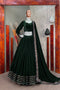 One Piece Sabyasachi green color Lehenga Choli for women