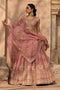 Beguiling light Pink color Designer Party Wear Lehenga for bride