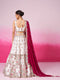 multi color Arrival Elegant Look Printed Multi Layered Lehenga for birde