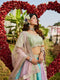multi color Party Wear Embroidery Work Lehenga Choli Online Design for bride